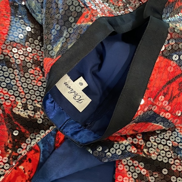 ANTHROPOLOGIE Sugar Fleur Sequin Pencil Skirt - Picture 9 of 9